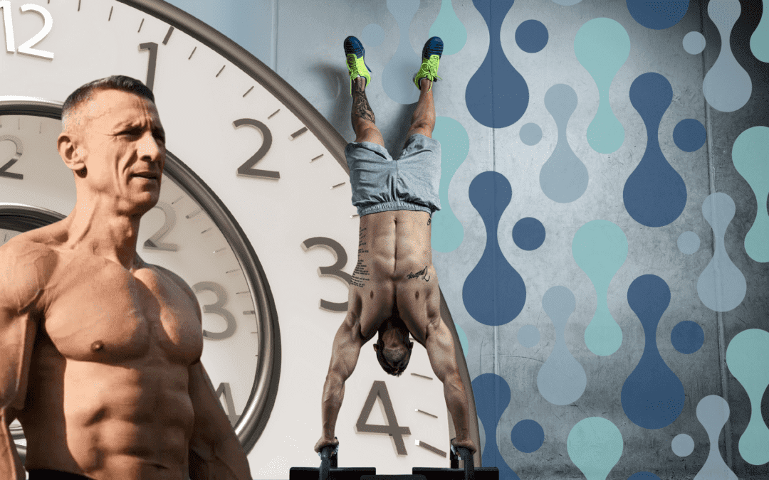 Man feeling rejuvenated and energetic, representing the benefits of testosterone replacement therapy.