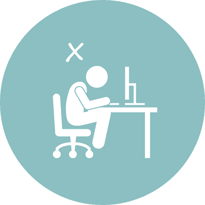 bad back habits icon